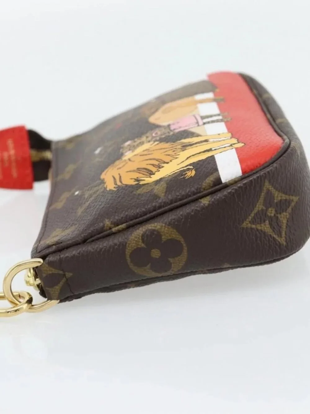 LOUIS VUITTON Monogram Mini Pochette Accessoires Pouch M63830 LV Auth 182310SAM